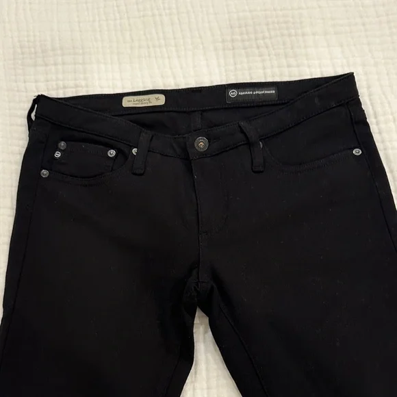 AG Adriano Goldschmied Women's Jet Black Skinny Jeans - Picture 2 of 7